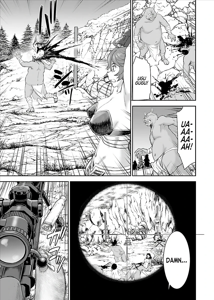 A Sniper from Another World is Turned into The Female Warrior's Fluffy Pet Chapter 1 porn comic picture 35