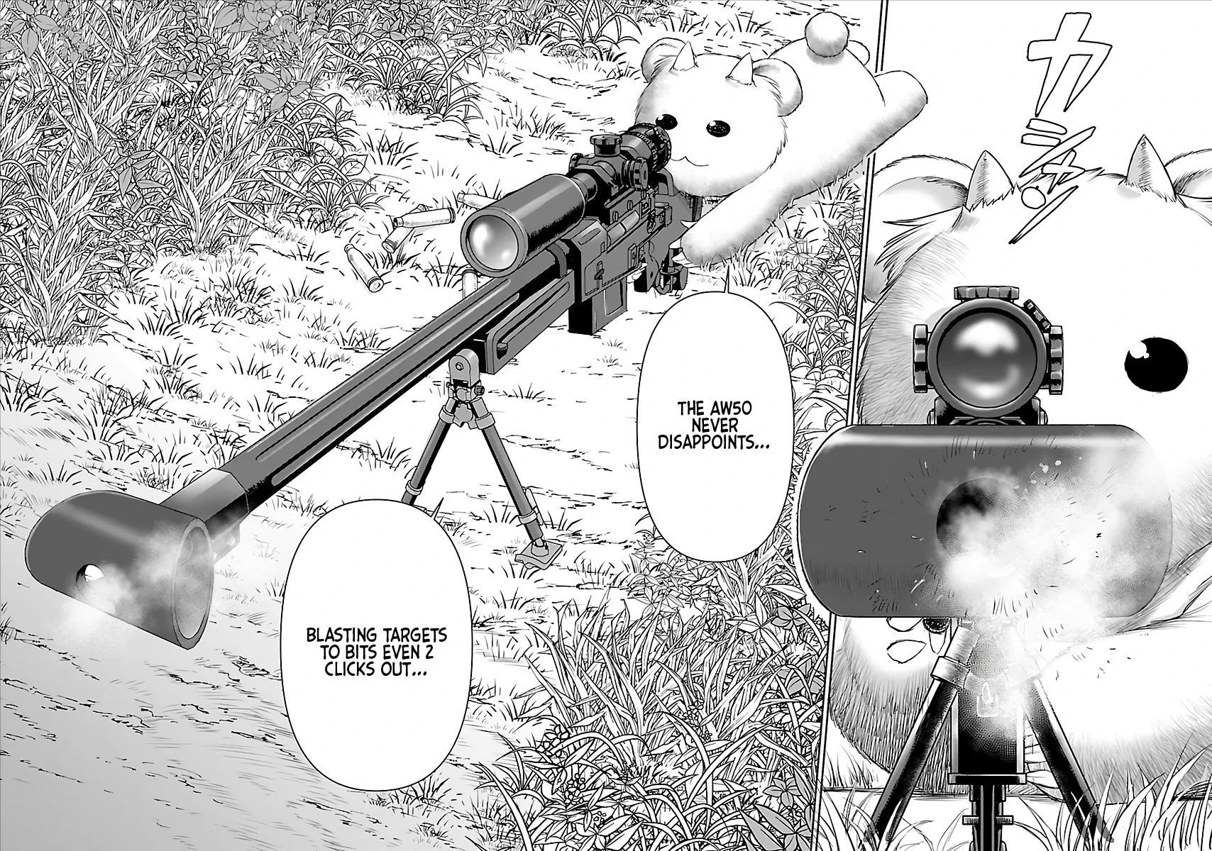 A Sniper from Another World is Turned into The Female Warrior's Fluffy Pet Chapter 1 porn comic picture 36