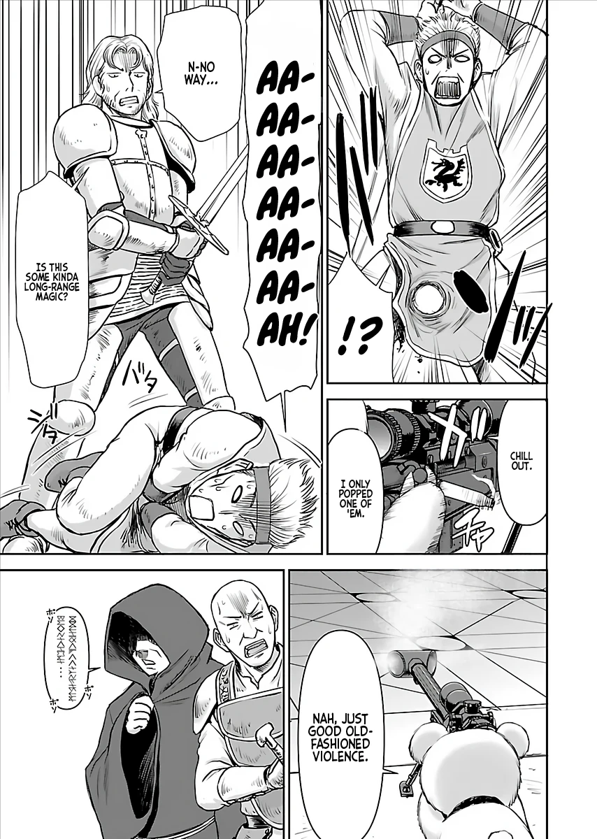 A Sniper from Another World is Turned into The Female Warrior's Fluffy Pet Chapter 2 porn comic picture 15