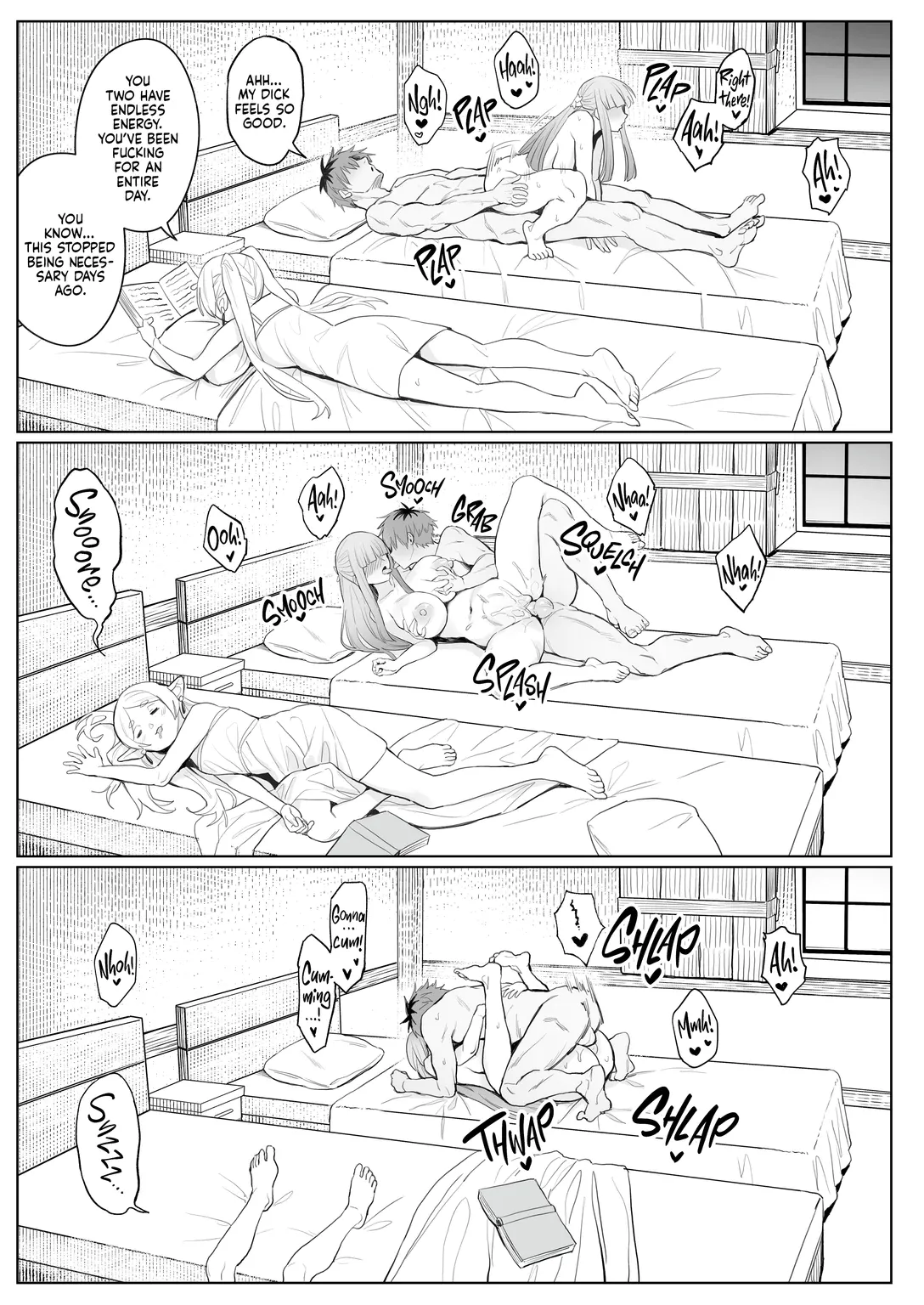 A Spell That Makes Your Dick Bigger - ち〇ち〇が大きくなる魔法 porn comic picture 18