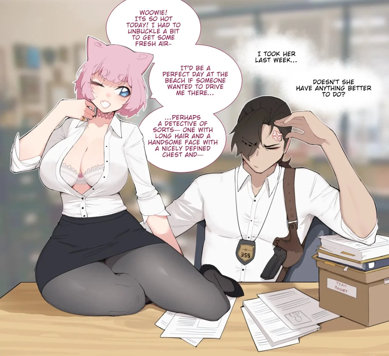 A story about a Detective and his Undercover best friend porn comic picture 21