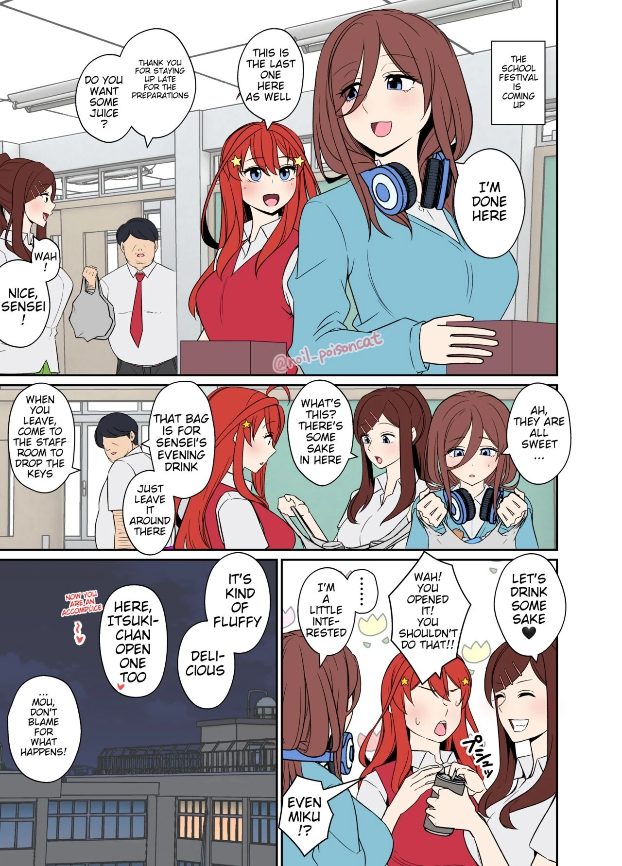 A story about doing bad things to a pair of Nakanos. porn comic picture 3