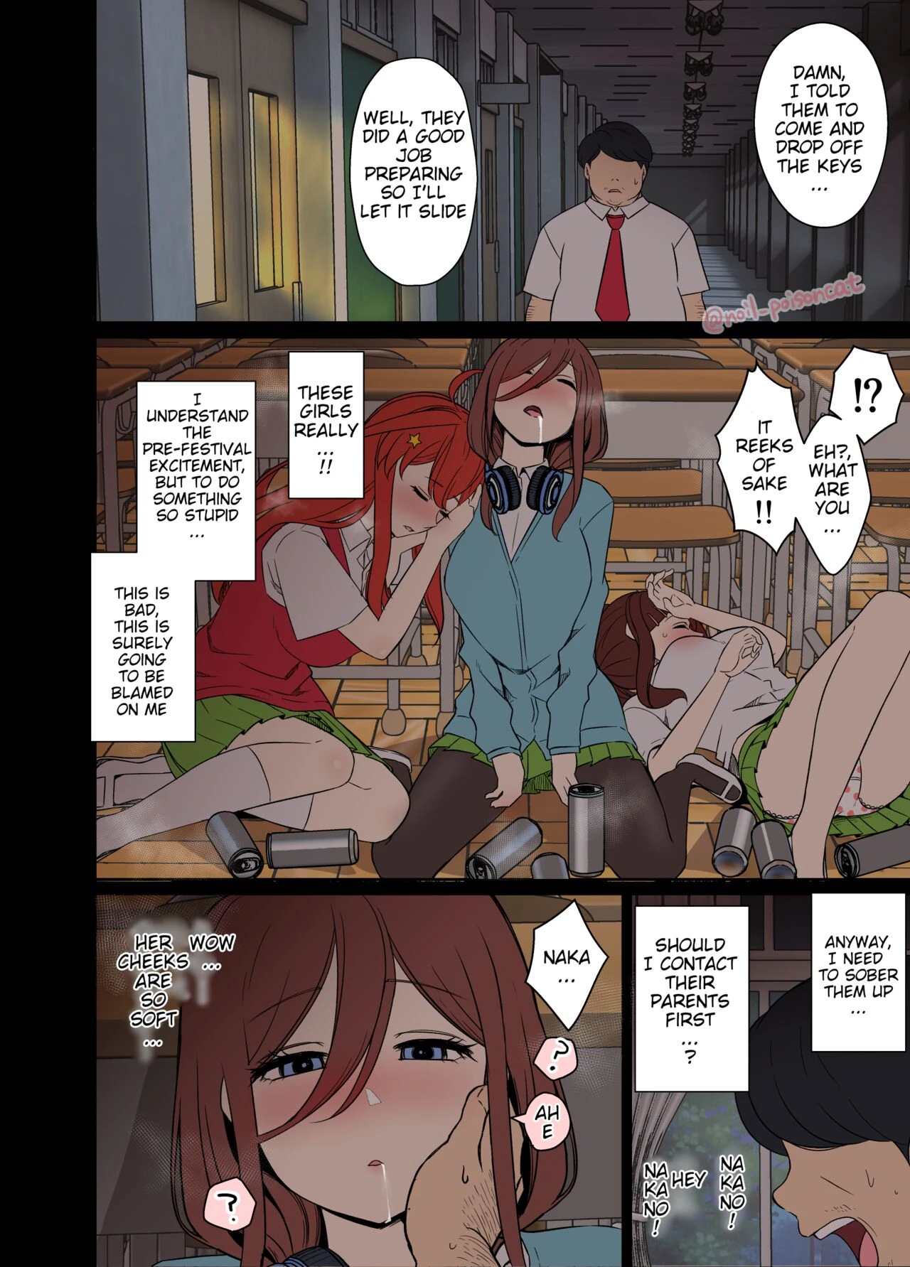 A story about doing bad things to a pair of Nakanos. porn comic picture 4