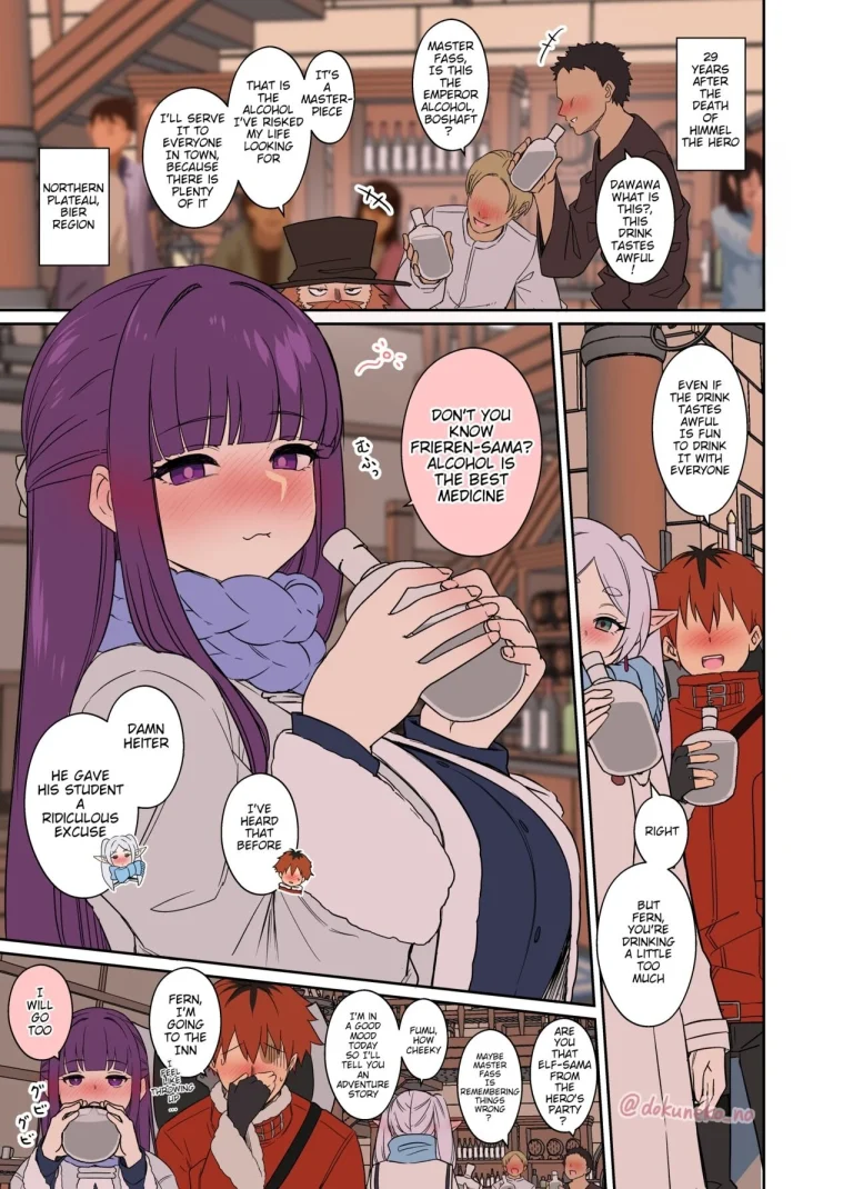 A story about doing bad things to Fern & Frieren. porn comic picture 2