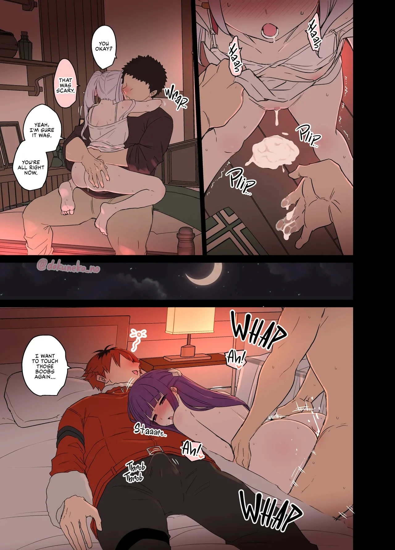 A story about doing bad things to Fern & Frieren. porn comic picture 45