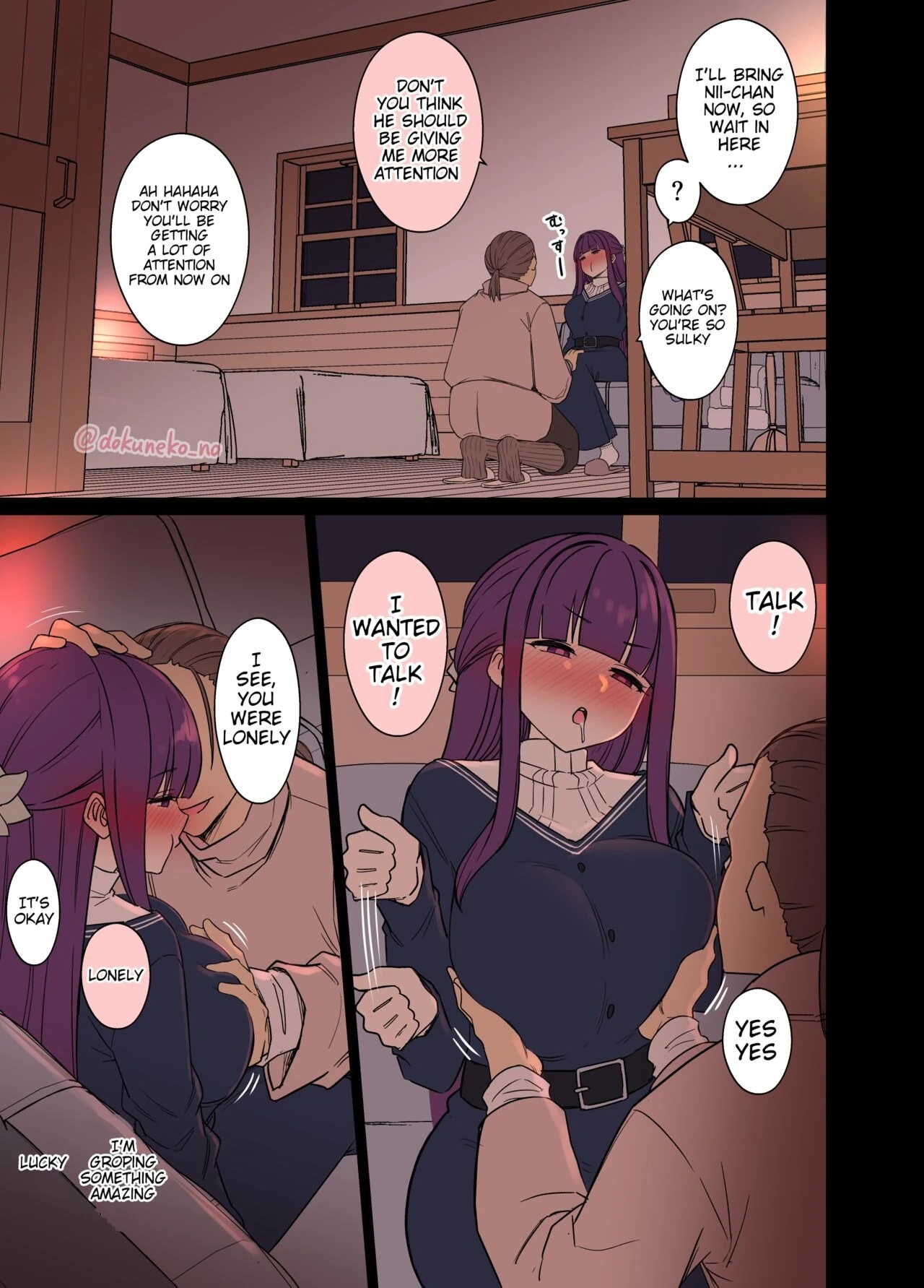 A story about doing bad things to Fern & Frieren. porn comic picture 6