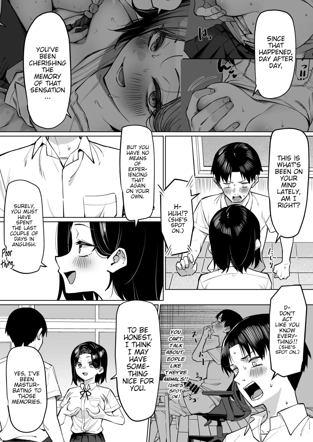A Story About Showing My Masturbation To An Honor Student - 優等生にオ〇ニー見せる話 porn comic picture 152