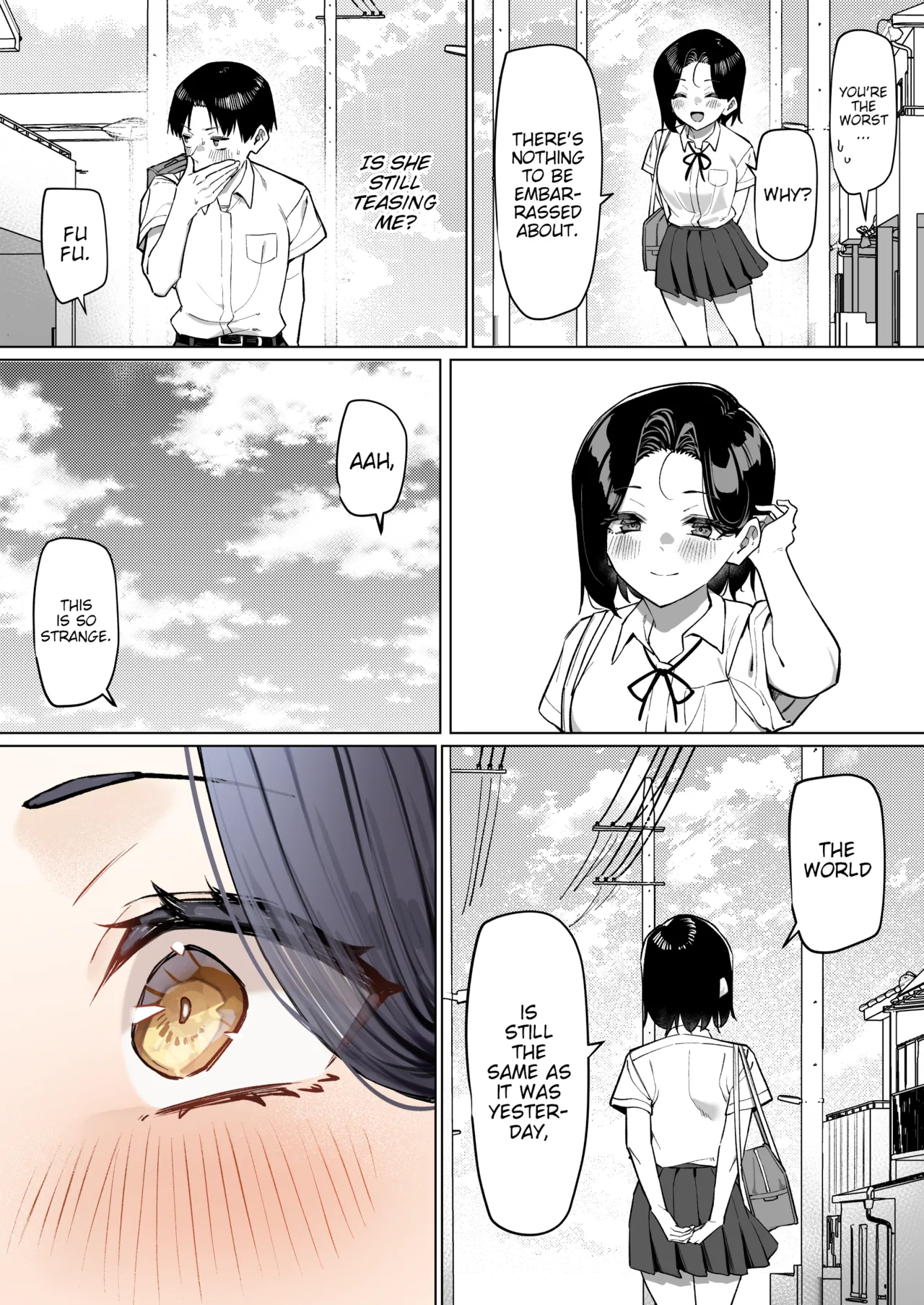 A Story About Showing My Masturbation To An Honor Student - 優等生にオ〇ニー見せる話 porn comic picture 203