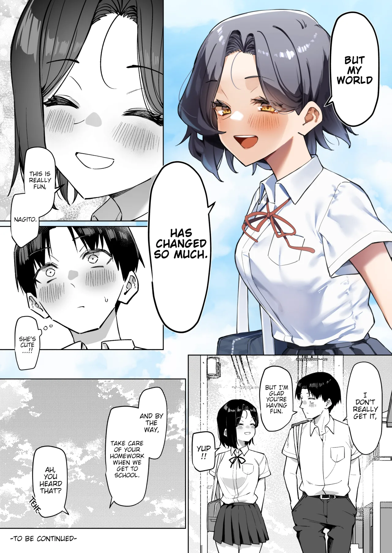 A Story About Showing My Masturbation To An Honor Student - 優等生にオ〇ニー見せる話 porn comic picture 204