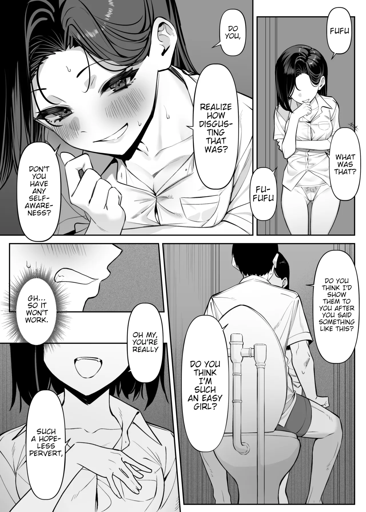 A Story About Showing My Masturbation To An Honor Student - 優等生にオ〇ニー見せる話 porn comic picture 37
