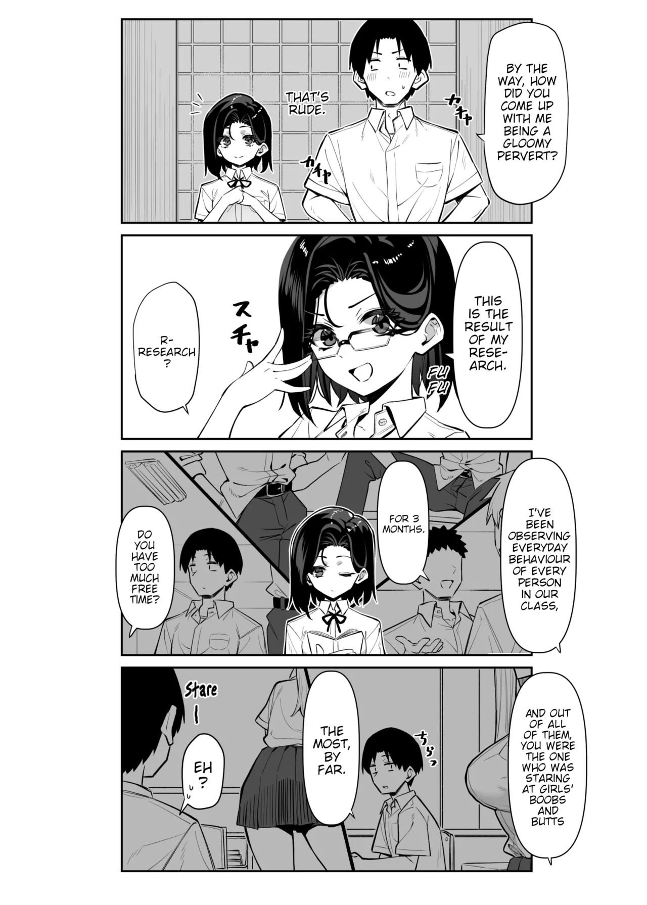 A Story About Showing My Masturbation To An Honor Student - 優等生にオ〇ニー見せる話 porn comic picture 44
