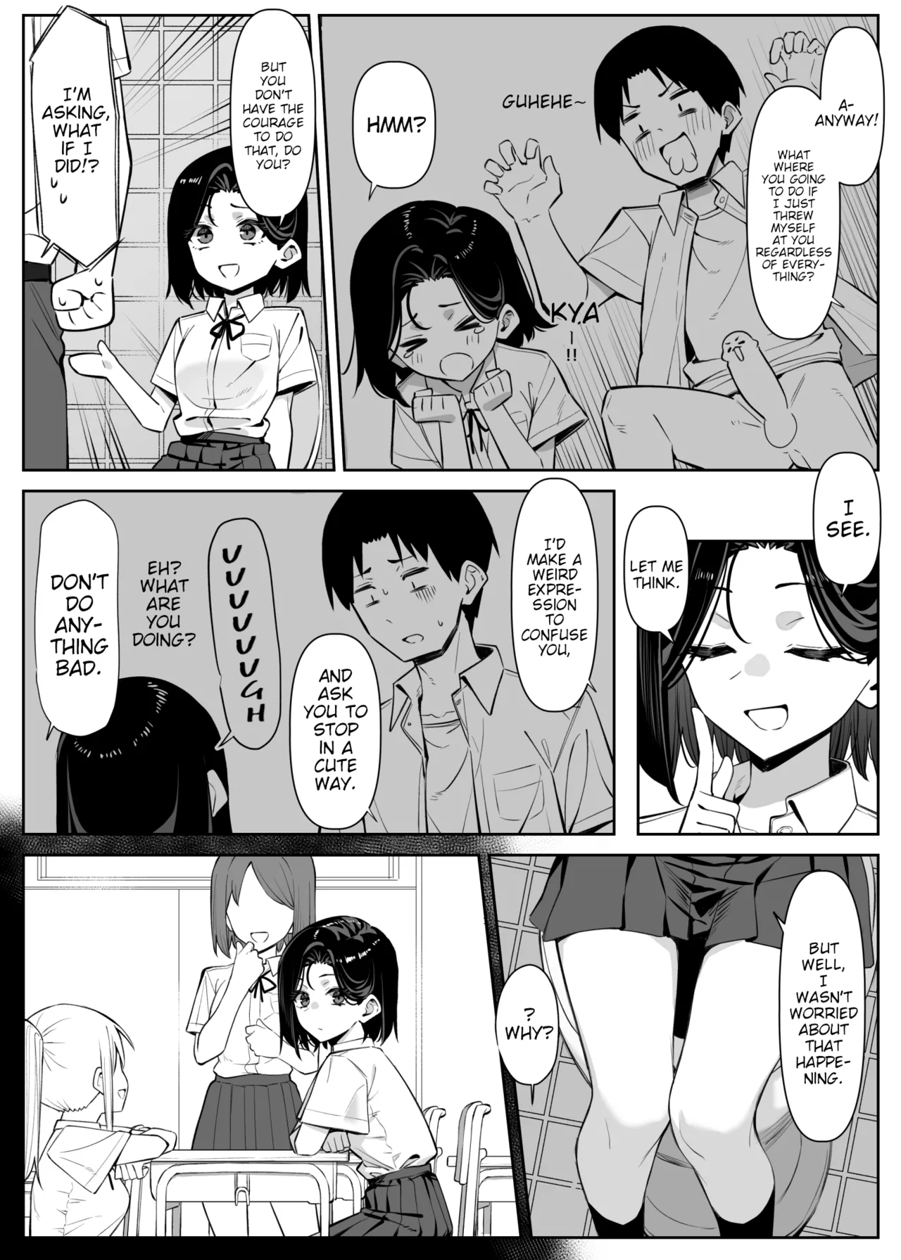 A Story About Showing My Masturbation To An Honor Student - 優等生にオ〇ニー見せる話 porn comic picture 46