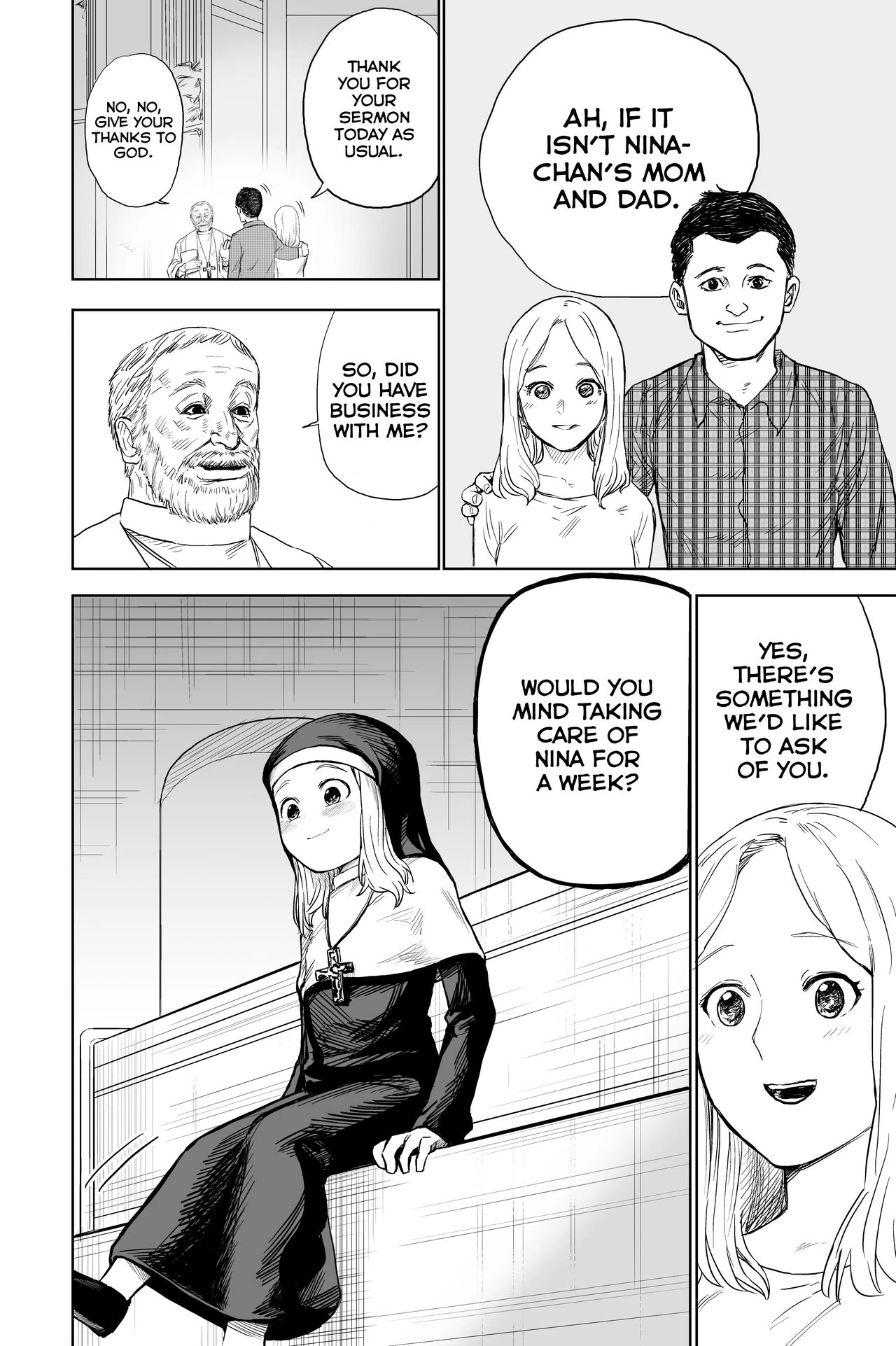 A Week of S*x With a Lole* Nun porn comic picture 4