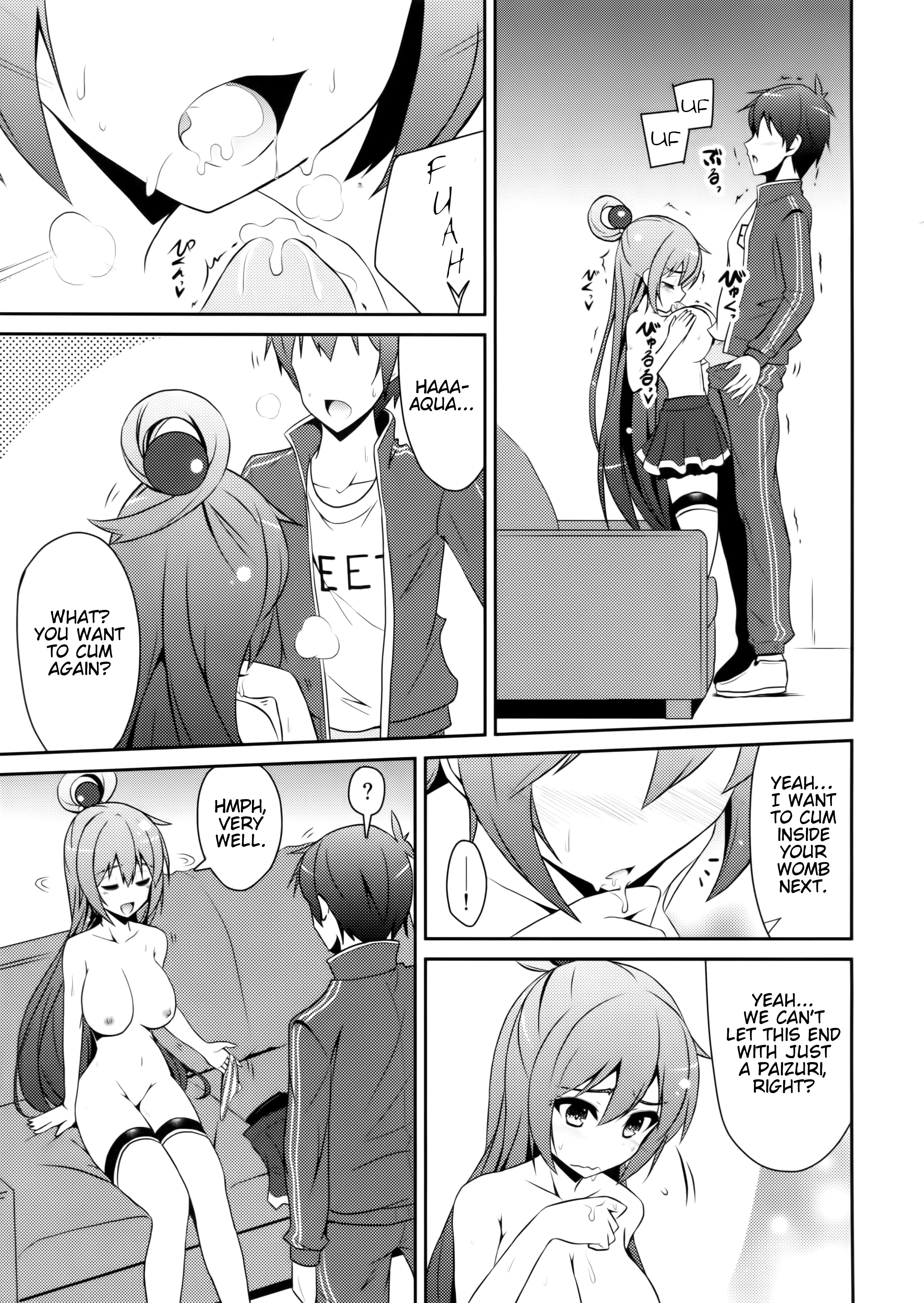Aah Aqua-sama! porn comic picture 18