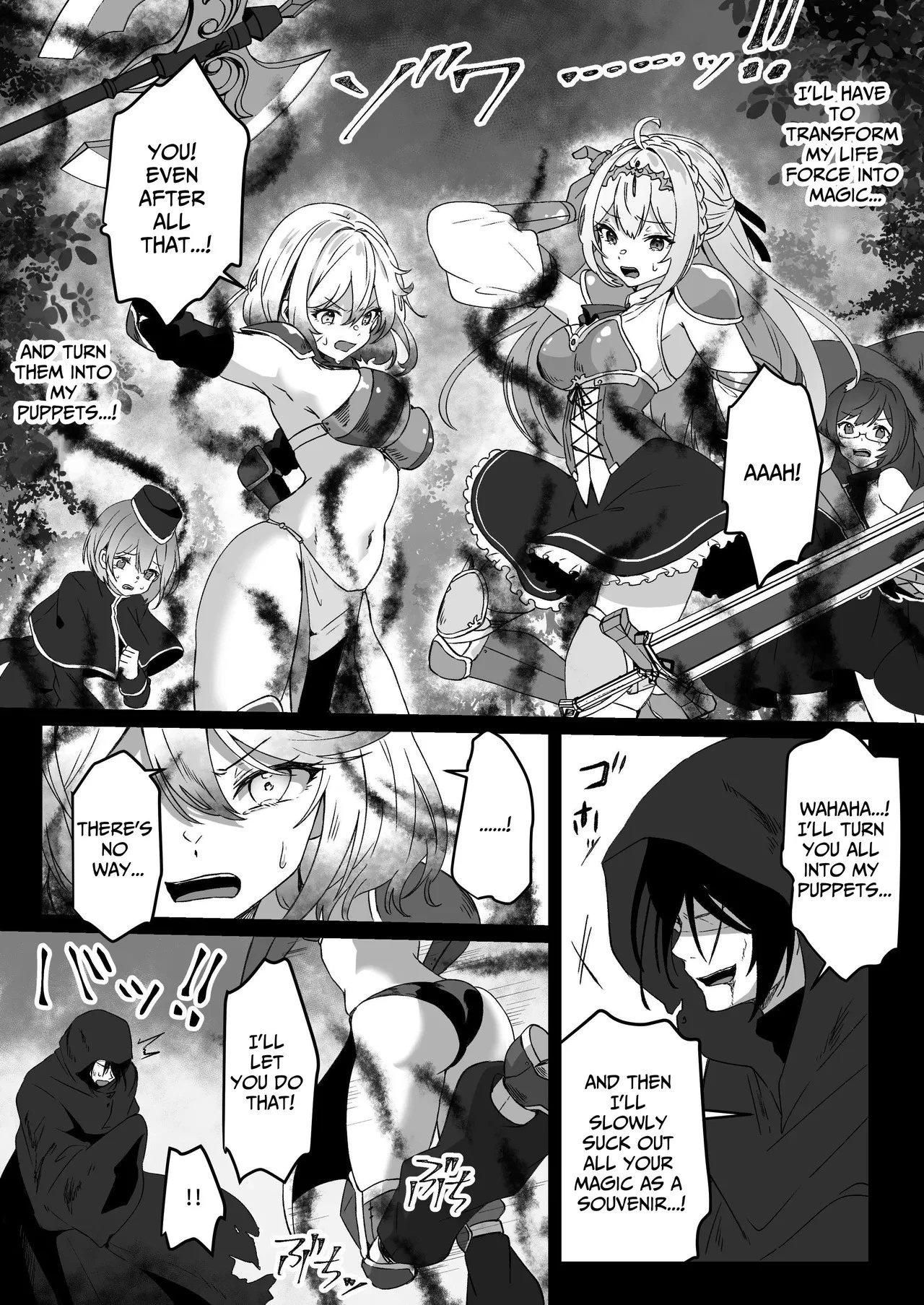 After Isekai Reincarnating, I Use Dark Powers To Get Revenge On The Hero Party - Part 1 porn comic picture 9