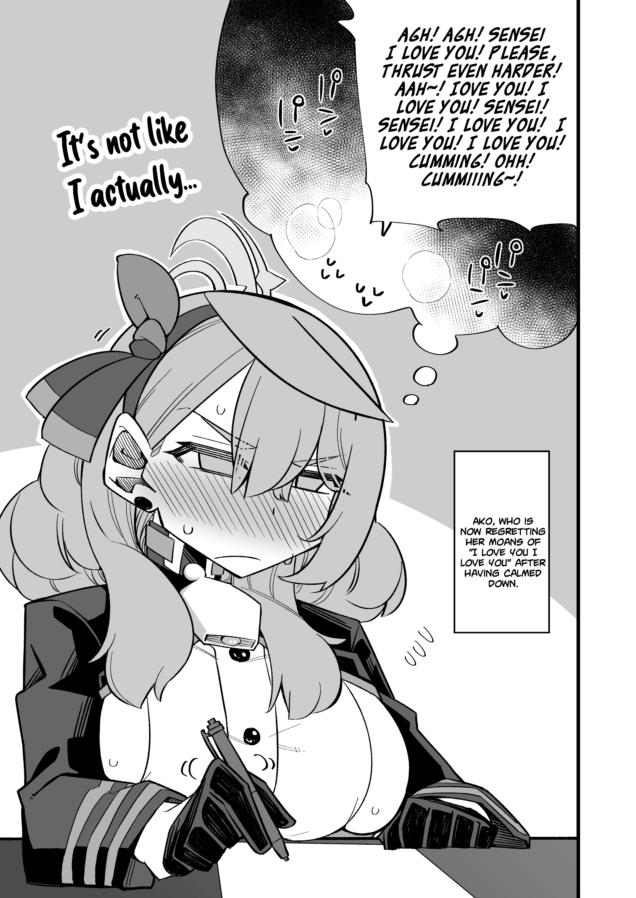 Ako's Stress Relieving Sex porn comic picture 20