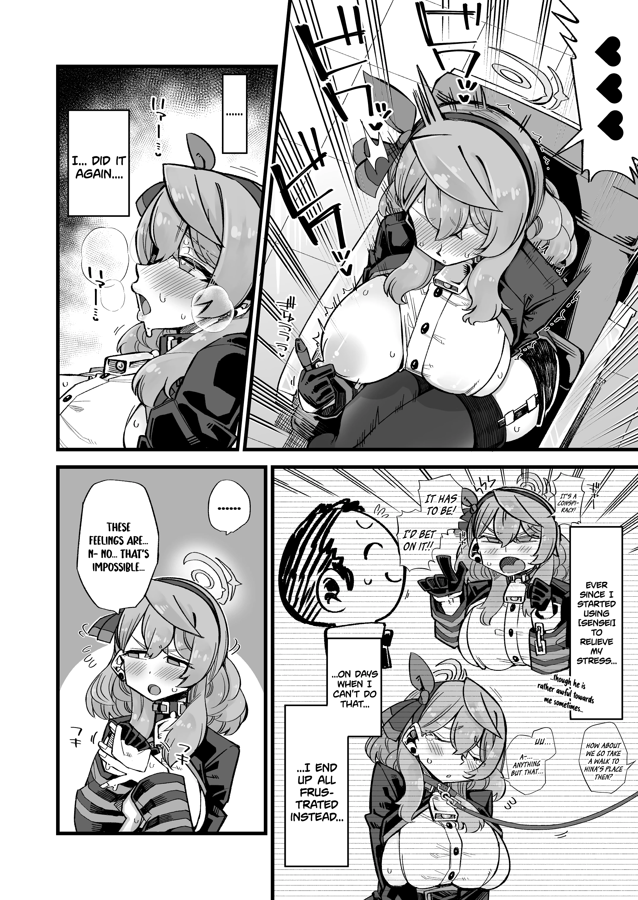 Ako's Stress Relieving Sex porn comic picture 3