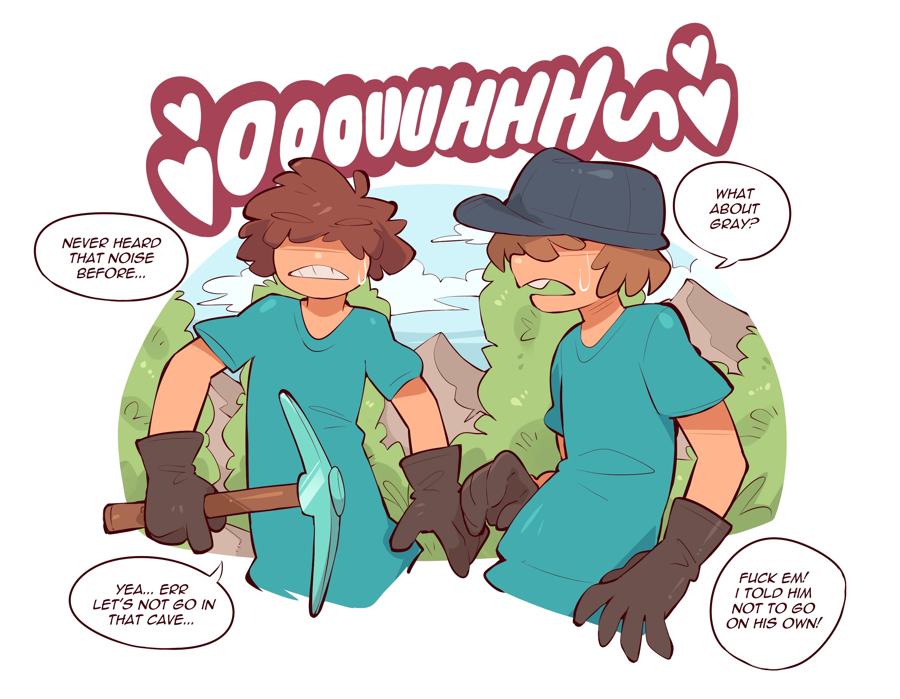 Alex makes some Cave Noise porn comic picture 7