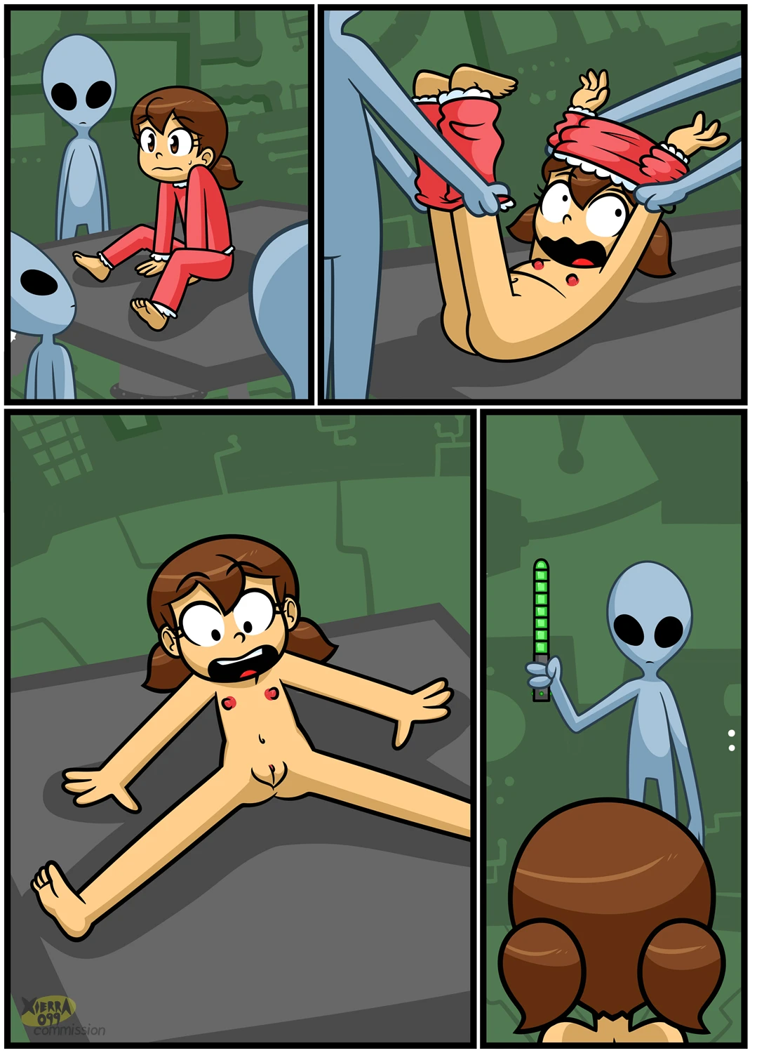 Alien Experience porn comic picture 3