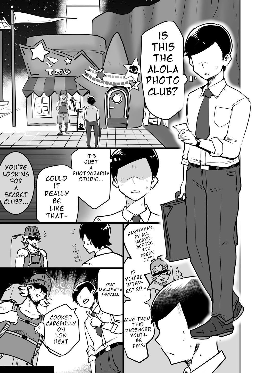 Alola Otokonoko Club porn comic picture 2
