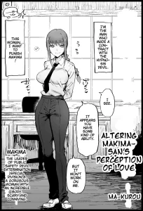 Altering Makima-san's Percpetion of Love porn comic picture 1