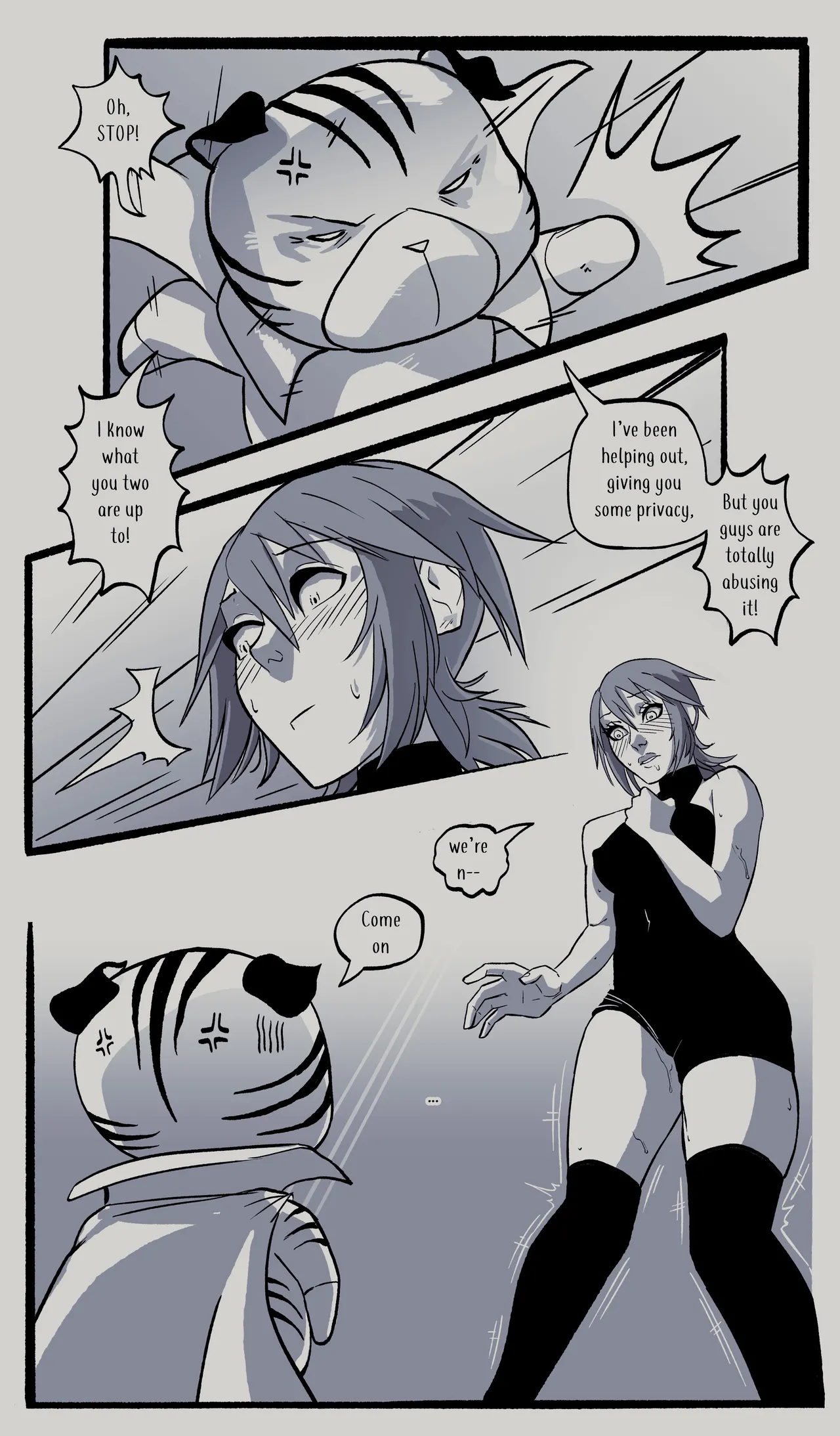Am I blue II porn comic picture 13