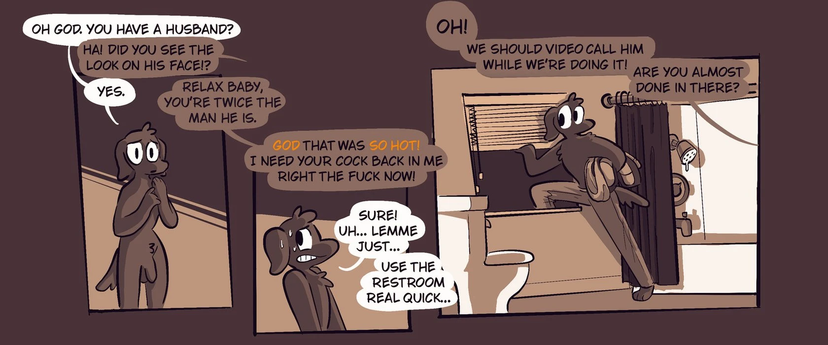 Amelia is Calling porn comic picture 11
