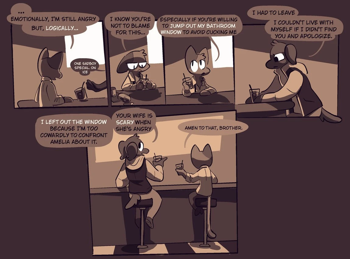 Amelia is Calling porn comic picture 13
