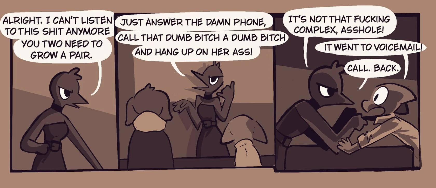Amelia is Calling porn comic picture 16
