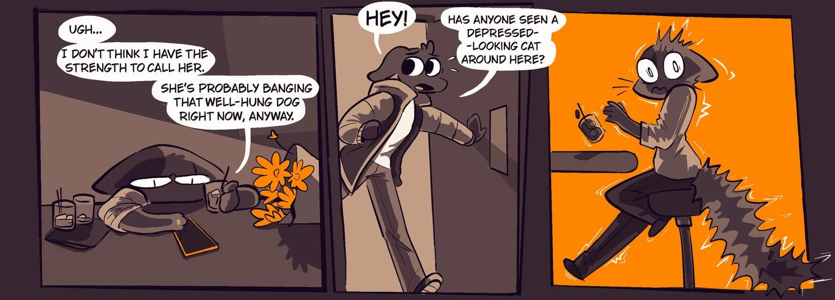 Amelia is Calling porn comic picture 5