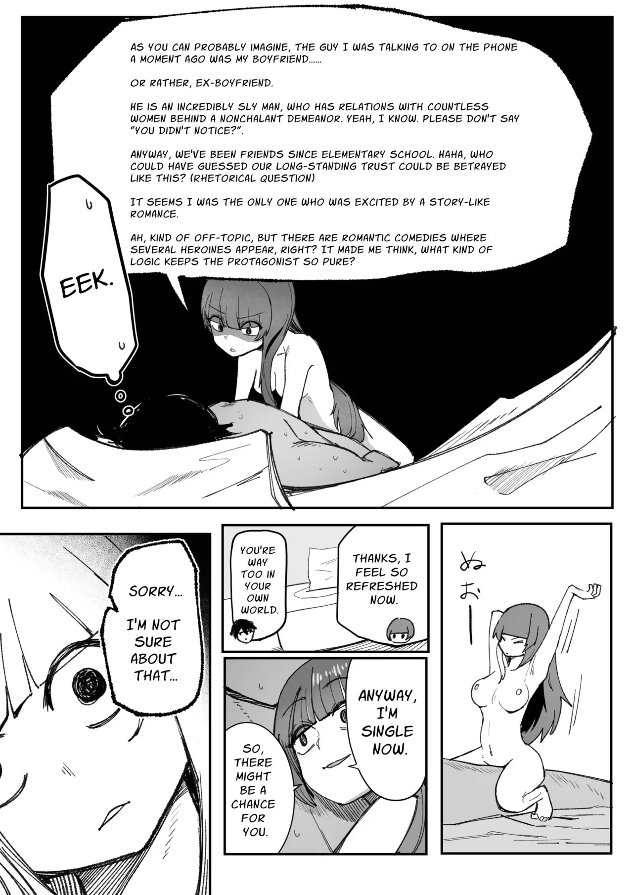 An Otherwise Normal Girl with Crazy Eyes 目がイってるだけの普通の女 porn comic picture 18
