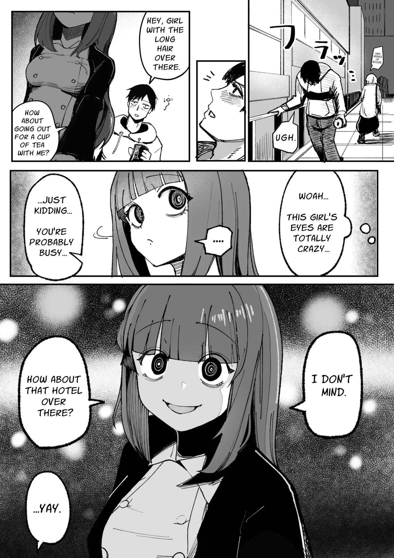 An Otherwise Normal Girl with Crazy Eyes 目がイってるだけの普通の女 porn comic picture 2