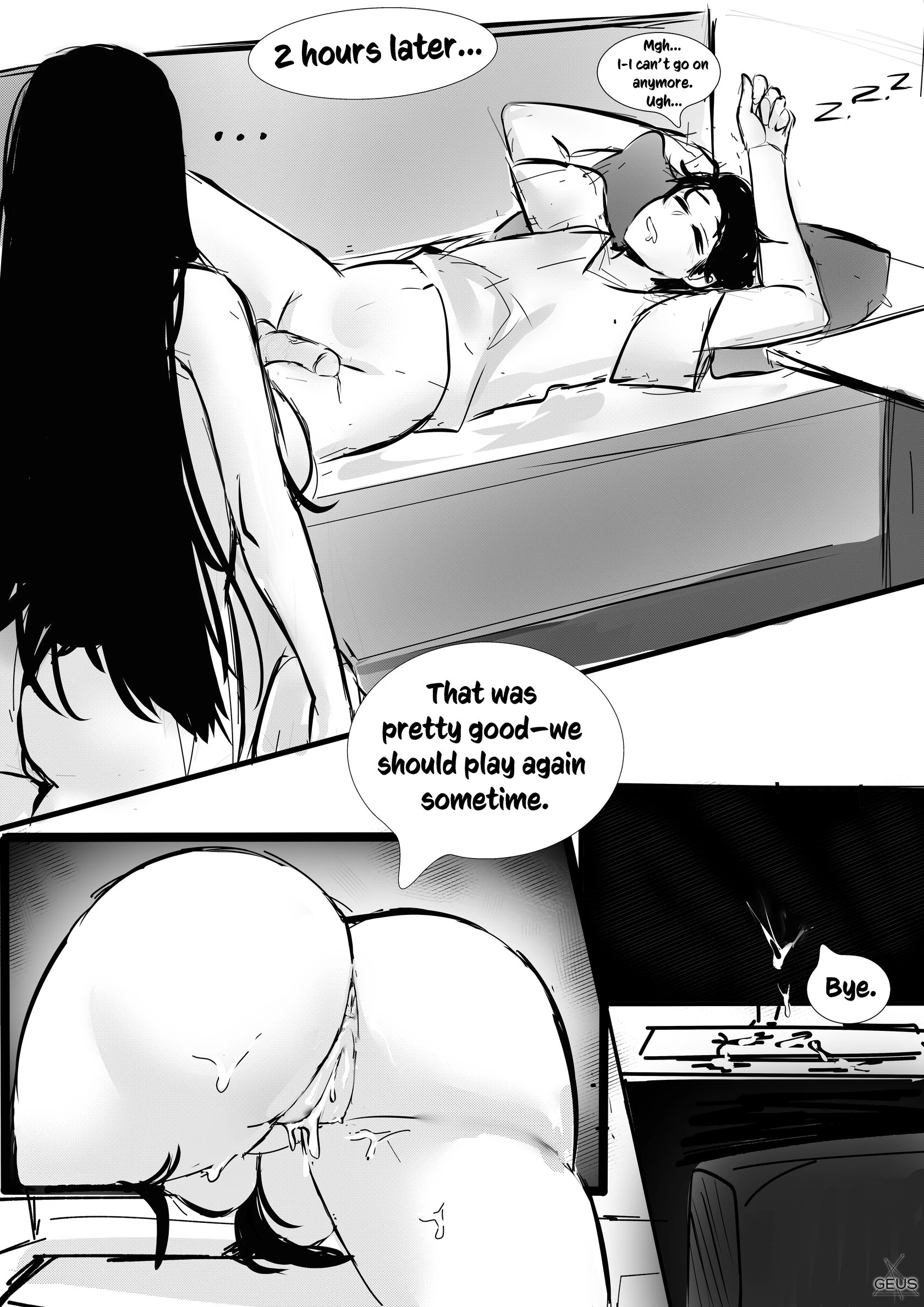 An unexpected visit from a ghost! porn comic picture 10