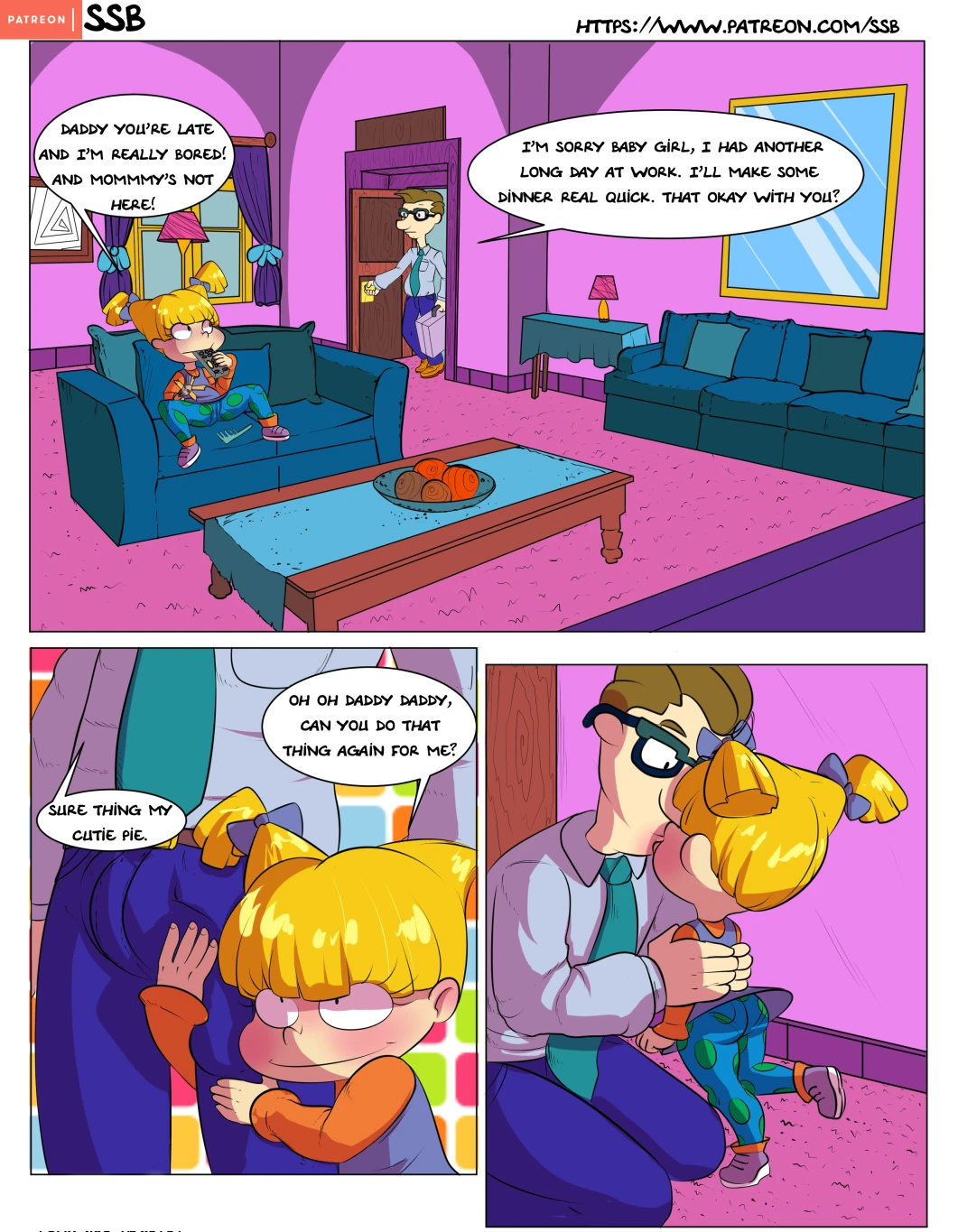 Angelica's Sugar Daddy porn comic picture 1