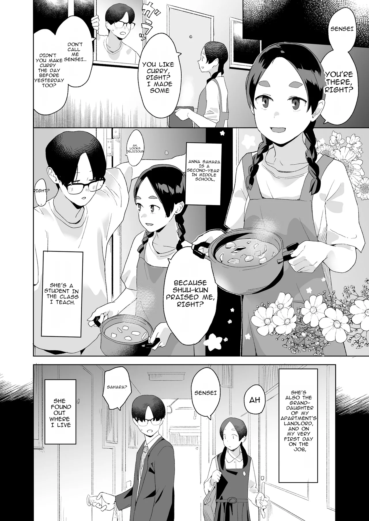 Anna and Sensei porn comic picture 2