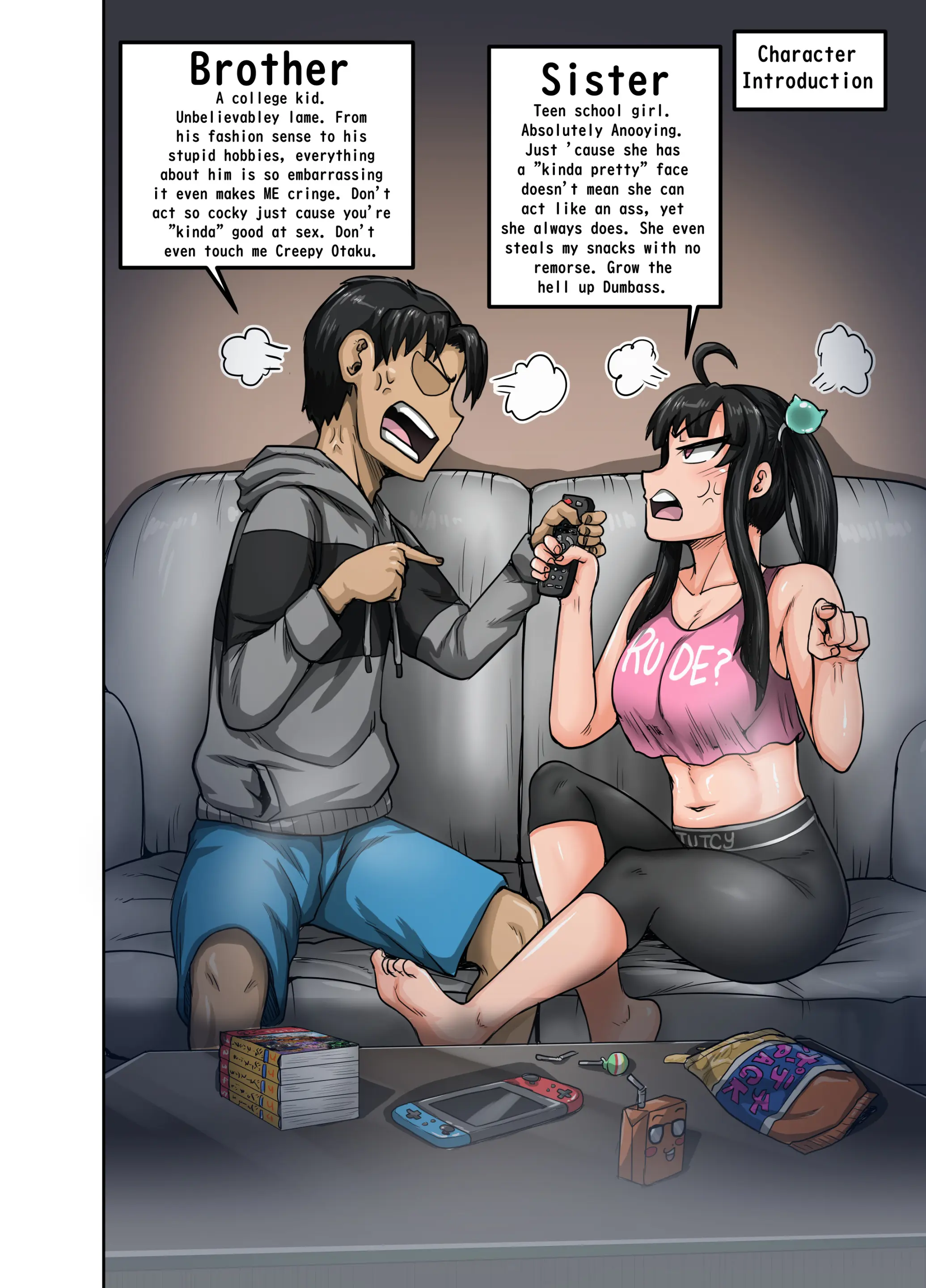 Annoying Sister Needs to Be Scolded!! - Chapter 1 porn comic picture 2