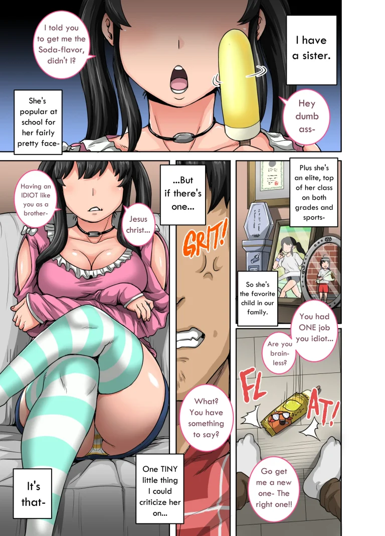 Annoying Sister Needs to Be Scolded!! - Chapter 1 porn comic picture 3