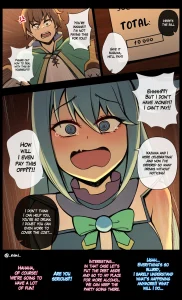 Aqua’s Debt porn comic picture 1