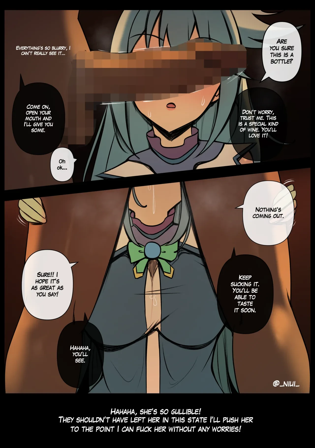 Aqua’s Debt porn comic picture 2