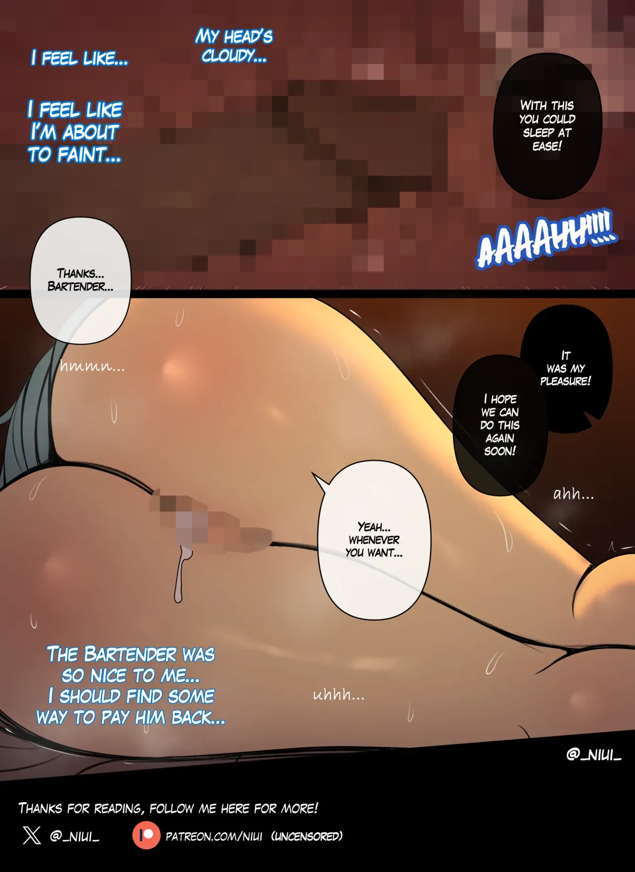 Aqua’s Debt porn comic picture 8