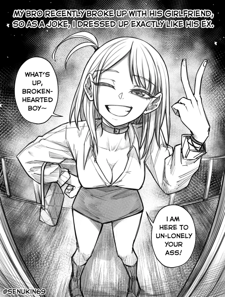 As A Joke, I Dressed Up Like His Ex porn comic picture 1