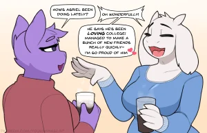 Asriel's College Experience porn comic picture 1