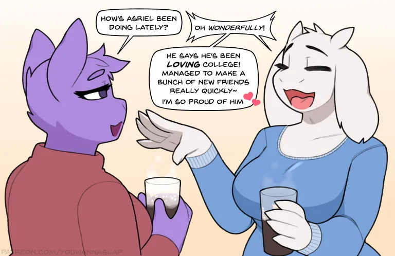 Asriel's College Experience porn comic picture 1