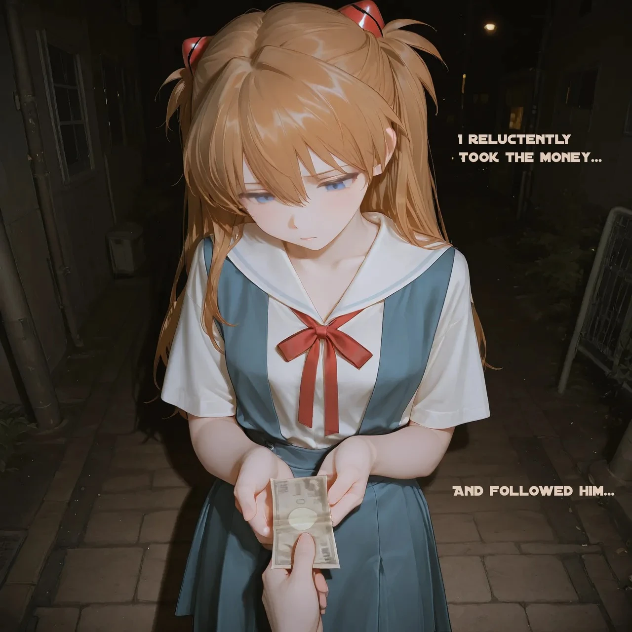 Asuka Desperately Needs Money porn comic picture 5