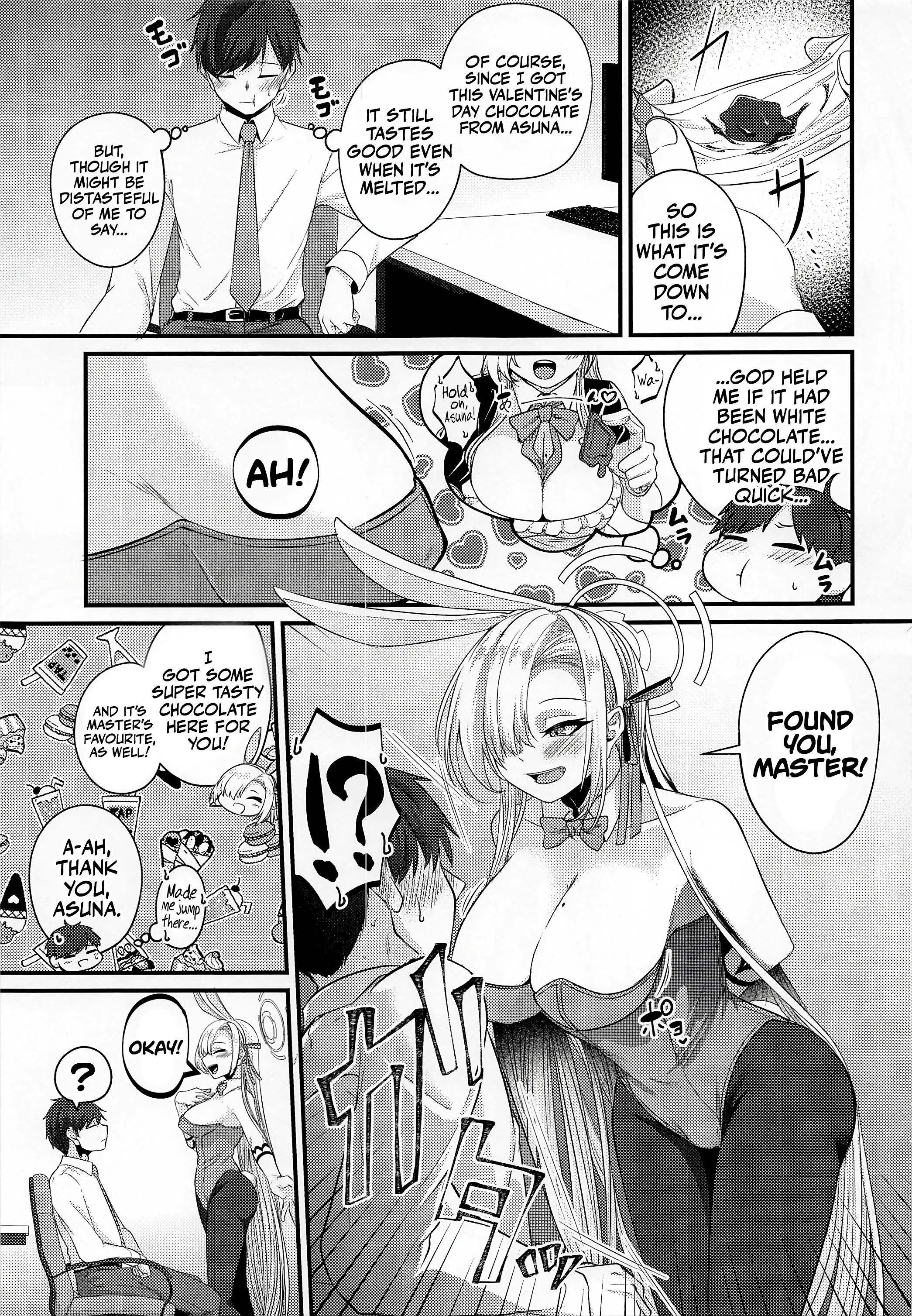 Asuna Bunny with Chocolate - Let's play hide-and-seek porn comic picture 2