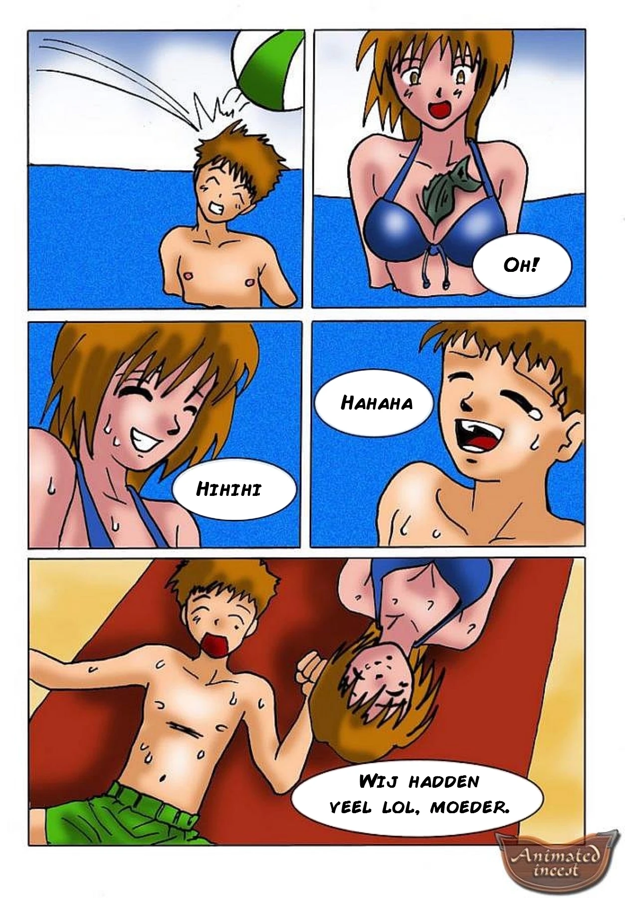 At The Beach [NL] porn comic picture 3