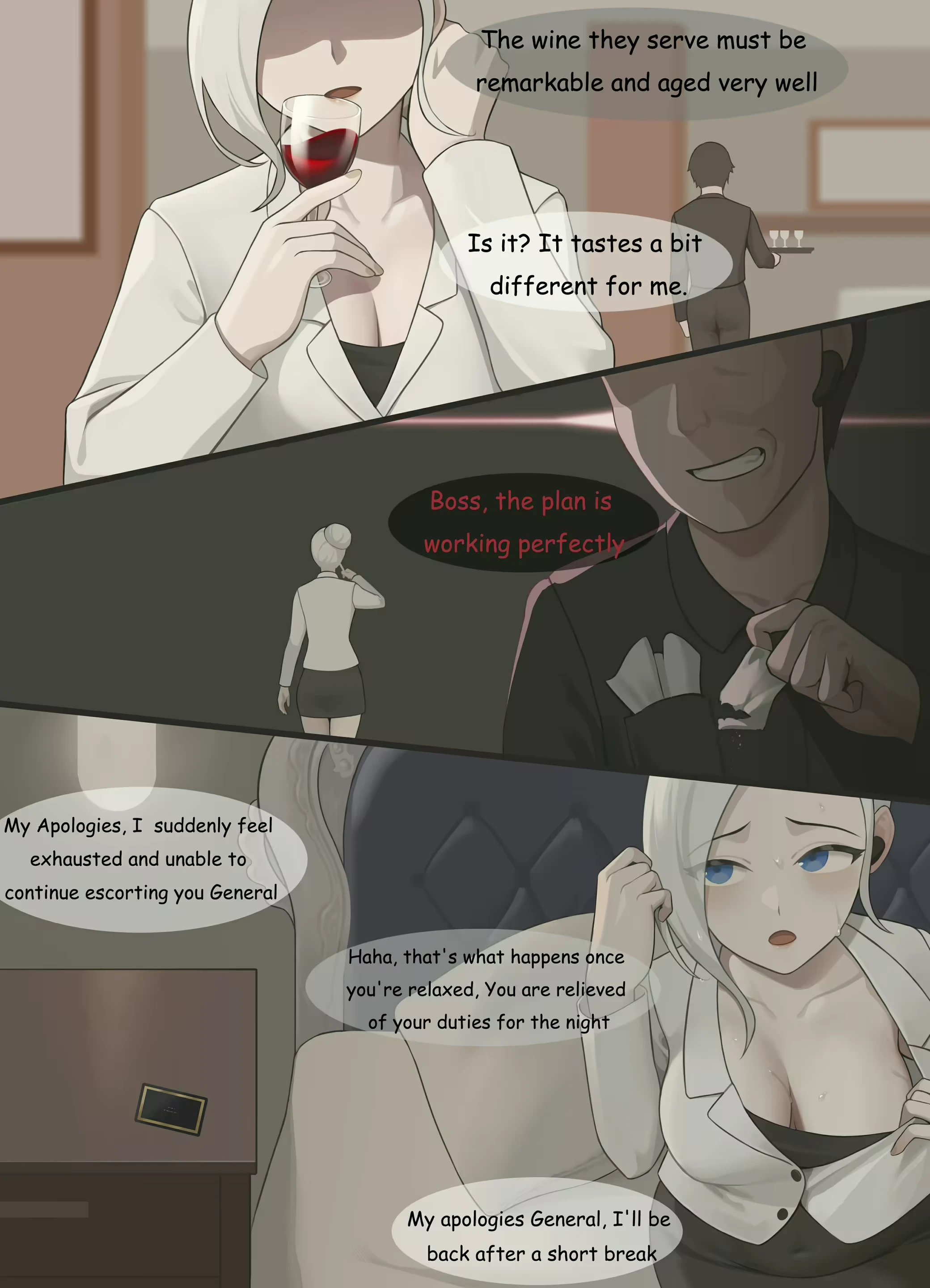 Banquet Incident Part 1 porn comic picture 2