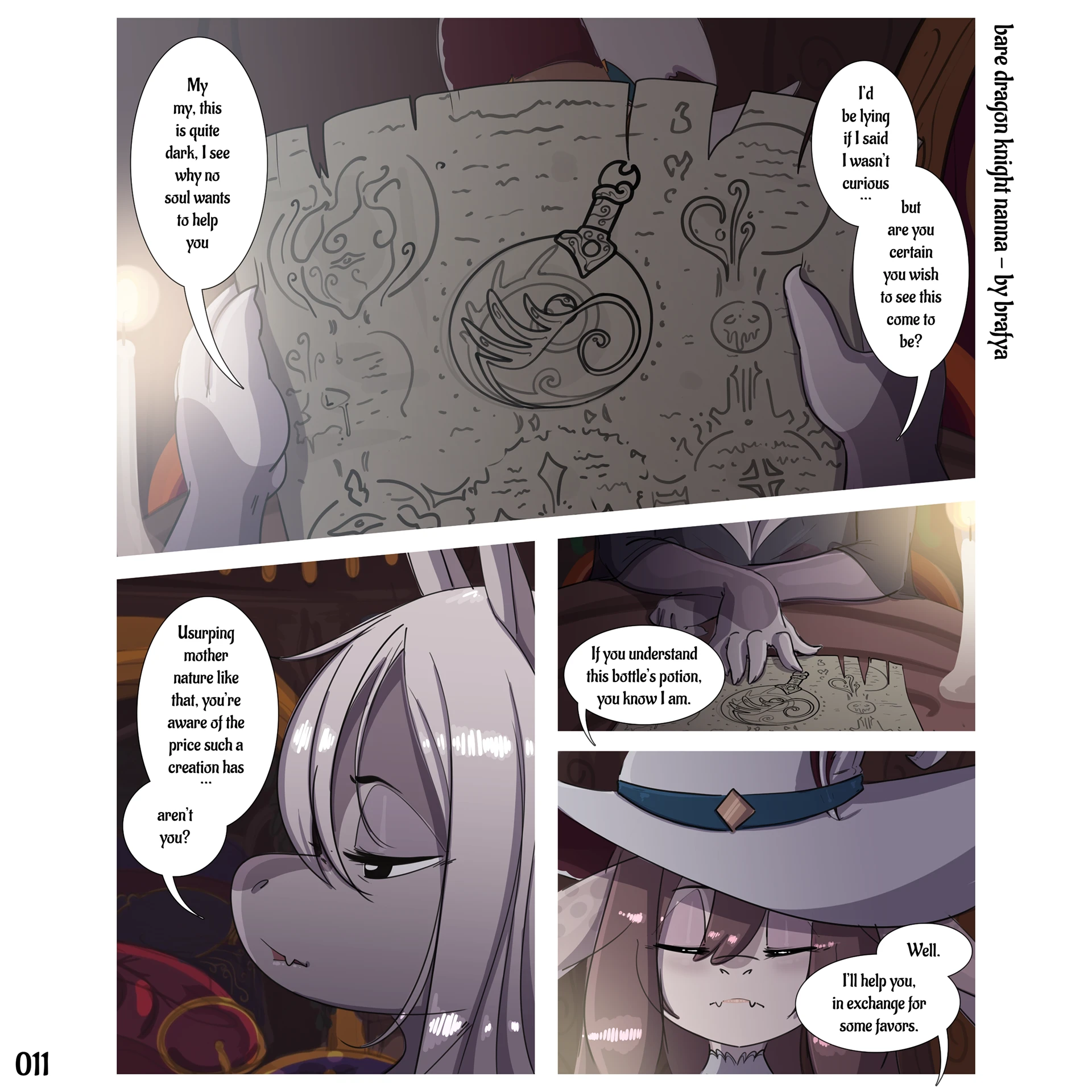 Bare Dragon Knight Nanna 1: Deep Inside Your Heart porn comic picture 12
