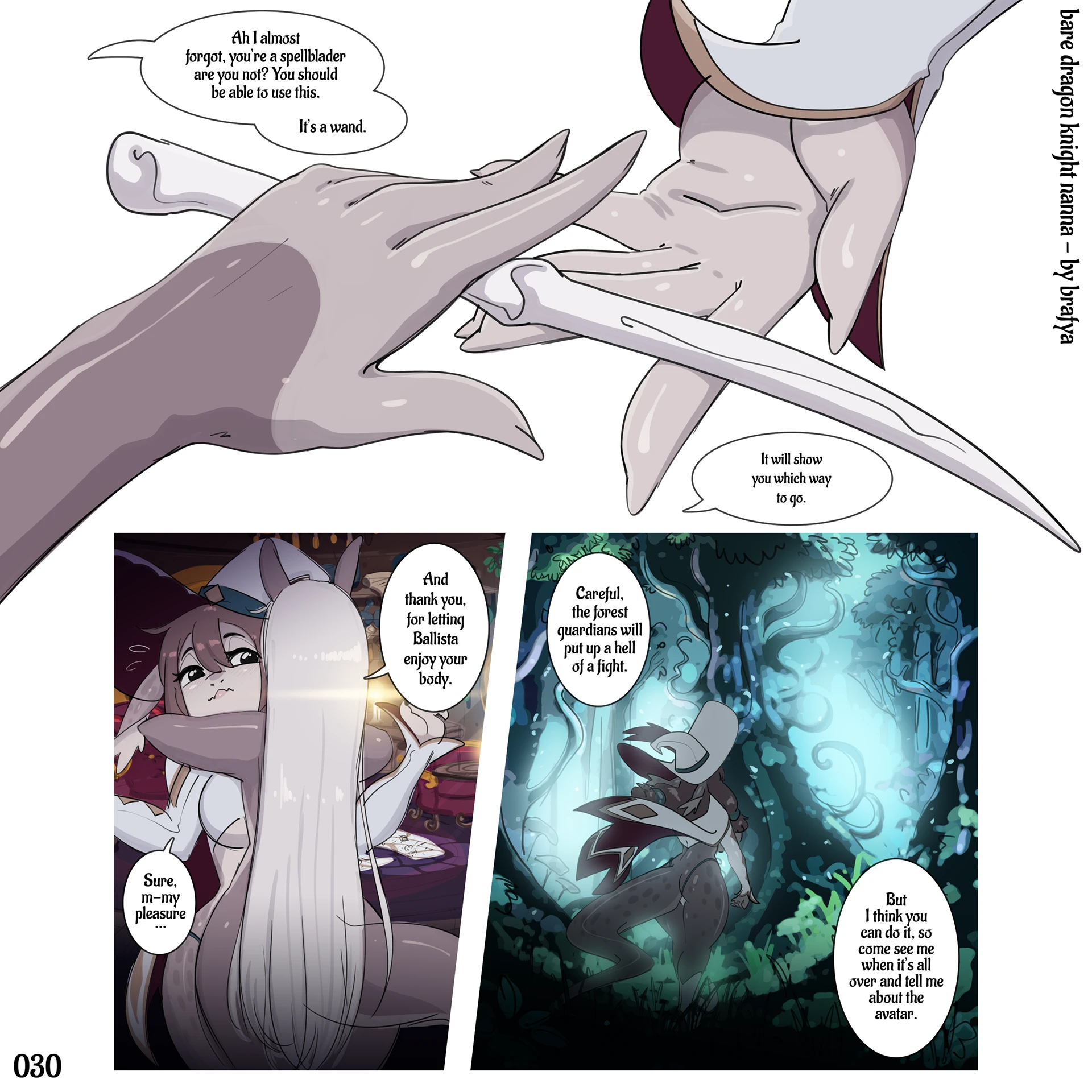 Bare Dragon Knight Nanna 1: Deep Inside Your Heart porn comic picture 31
