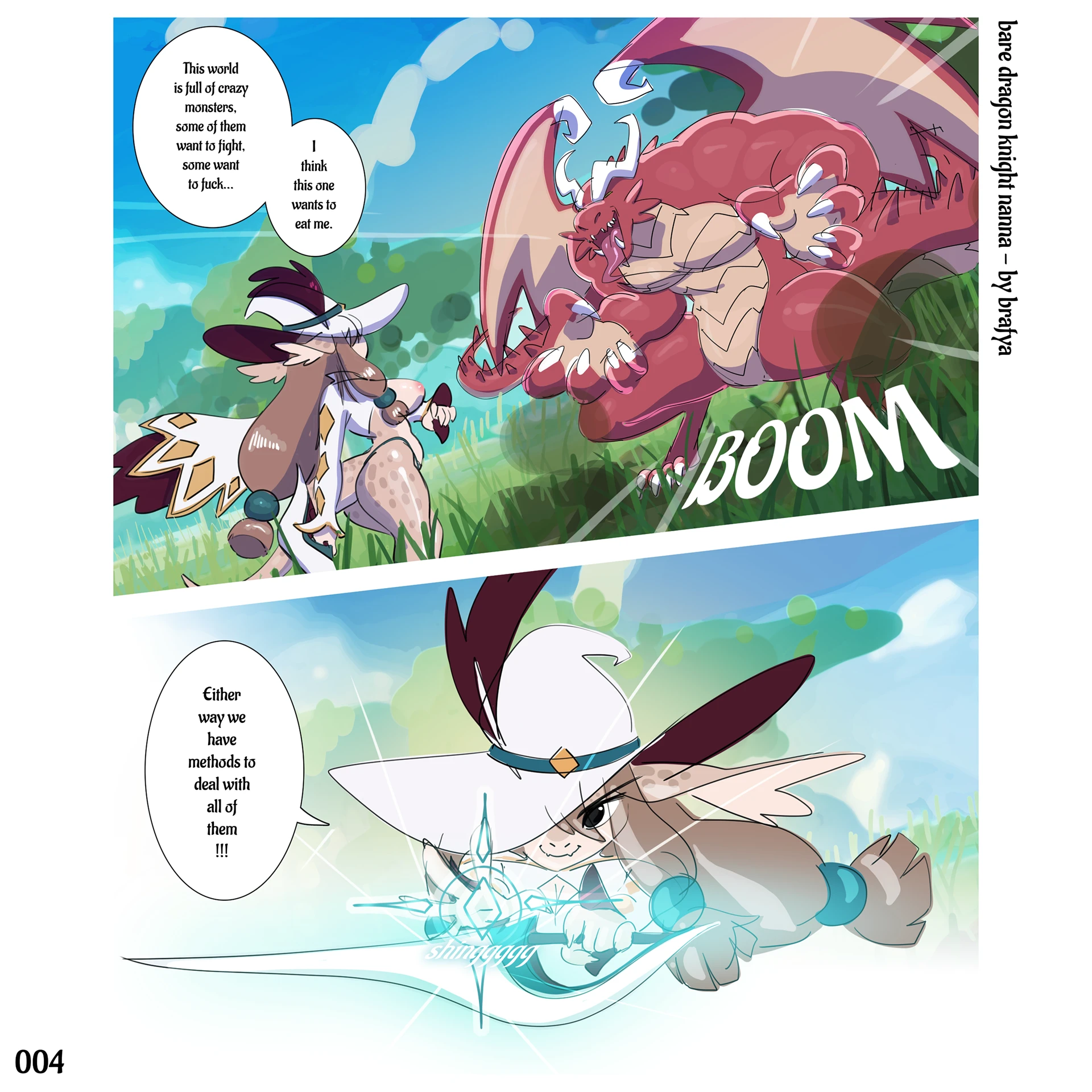 Bare Dragon Knight Nanna 1: Deep Inside Your Heart porn comic picture 5